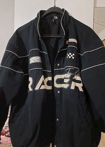 Siyah Racer Ceket - Görsel 6
