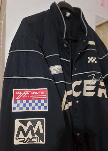 Siyah Racer Ceket - Görsel 2