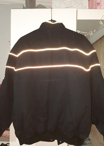 Siyah Racer Ceket - Görsel 9