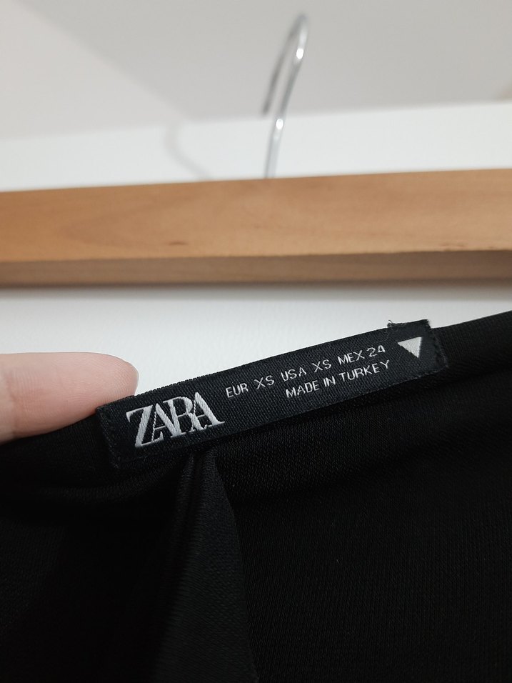 Siyah Drapeli Uzun yırtmaçlı Kadın Etek - Görsel 4