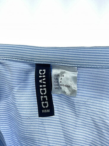 38 Beden mavi Renk H&M Gömlek %70 İndirimli.
