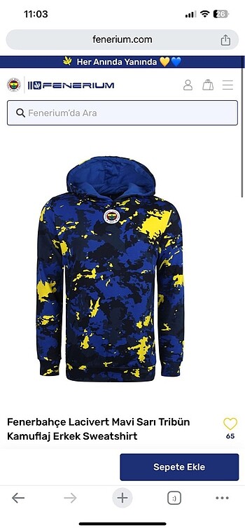 Fenerbahçe sweatshirt