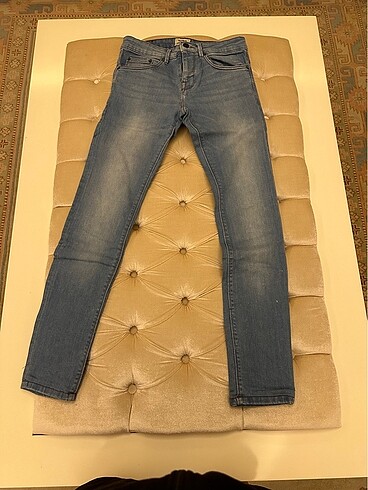 Pullbear super skinny buz mavisi pantolon