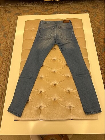 Pull and Bear Pullbear super skinny buz mavisi pantolon
