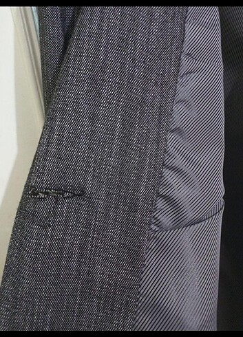 46 Beden gri Renk Blazer ceket