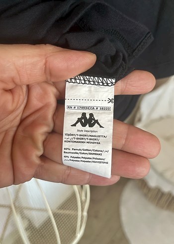 KAPPA Kadın Siyah Crop - Görsel 5