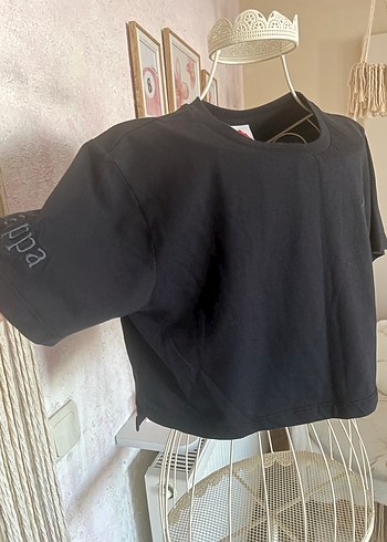 KAPPA Kadın Siyah Crop - Görsel 3