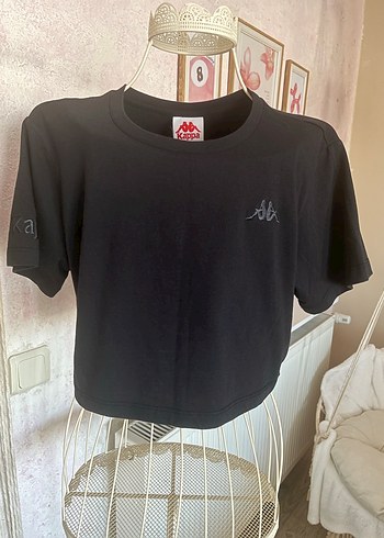 KAPPA Kadın Siyah Crop - Görsel 6