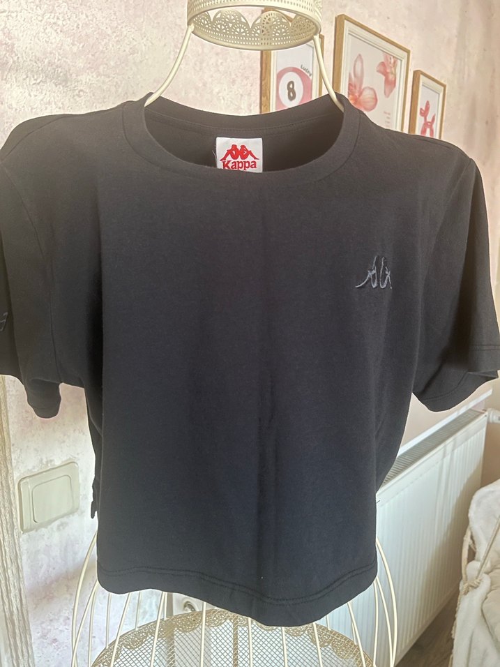 KAPPA Kadın Siyah Crop - Görsel 2