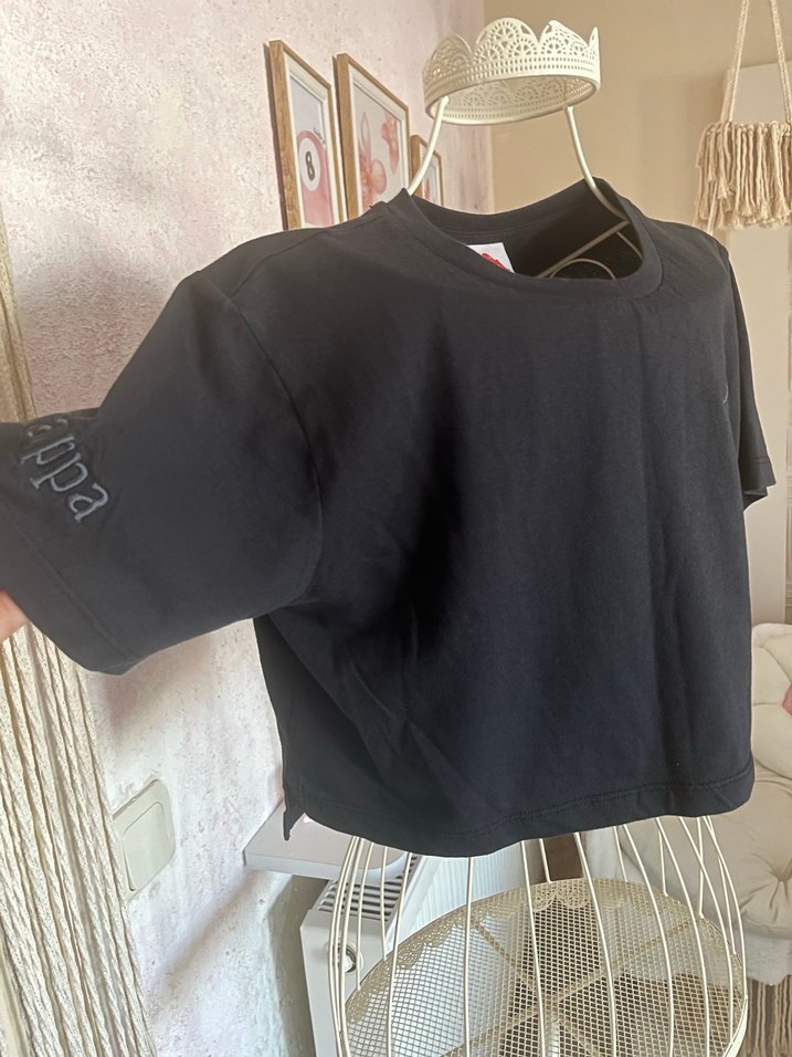 KAPPA Kadın Siyah Crop - Görsel 3