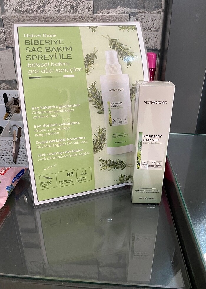 NATIVE BASE ROSEMARY HAİR MİST - Görsel 2