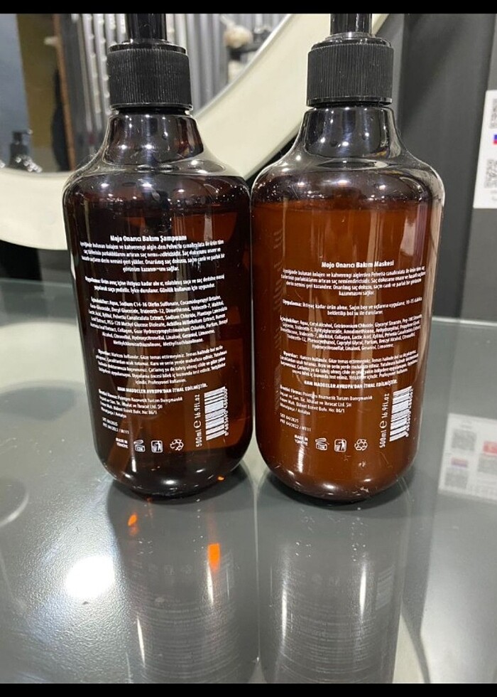 MOJO LİNE ONARICI MASKE+ONARICI ŞAMPUAN - Görsel 3