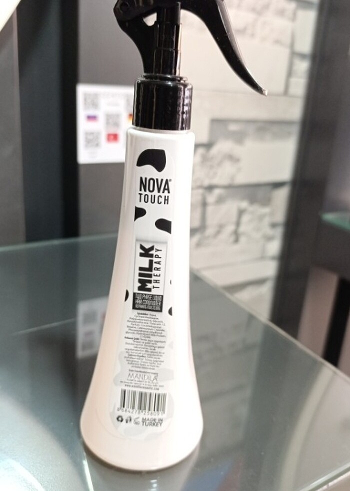 NOVA TOUCH MİLK THERAPY SIVI SAÇ KREMİ ONARICI NEMLENDİRİCİ - Görsel 3