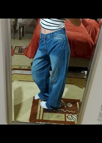 Mavi Kadın Baggy Jean - Görsel 3