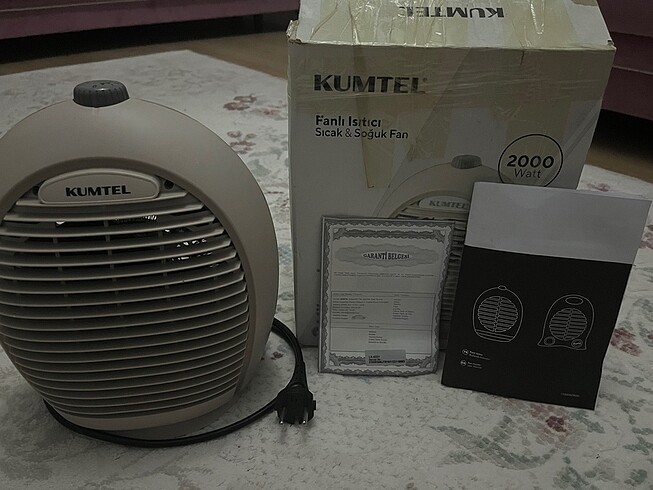 Kumtel fanlı ısıtıcı(son fiyattır)
