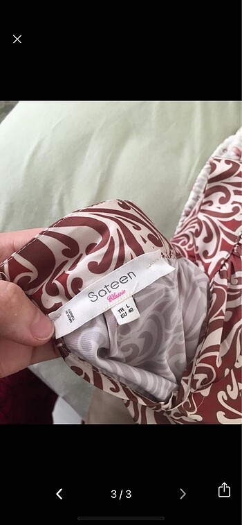 40 Beden Sateen bluz