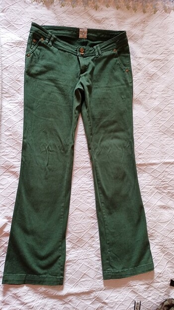 DeFacto Yeşil Pantolon 