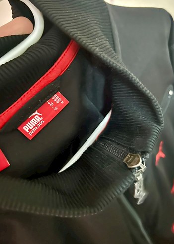 Siyah Fermuarlı Puma Spor Ceket - Görsel 2