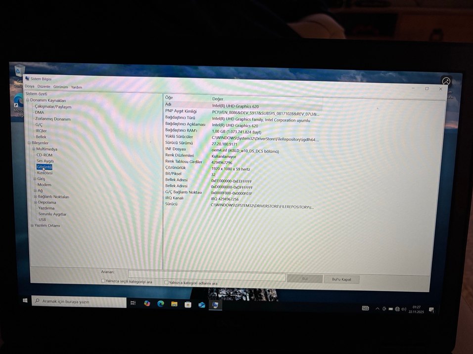Siyah Dell Dizüstü Bilgisayar - Görsel 4