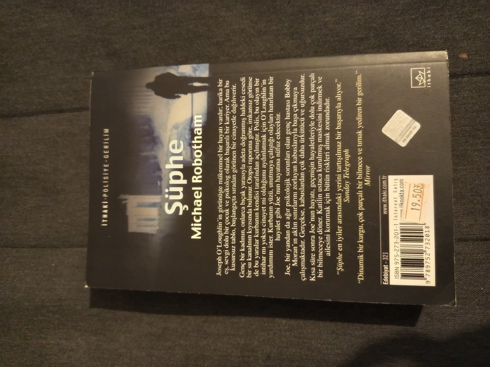Şüphe - Michael Robotham - Görsel 2