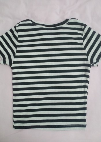 Kadın çizgili crop - Görsel 2