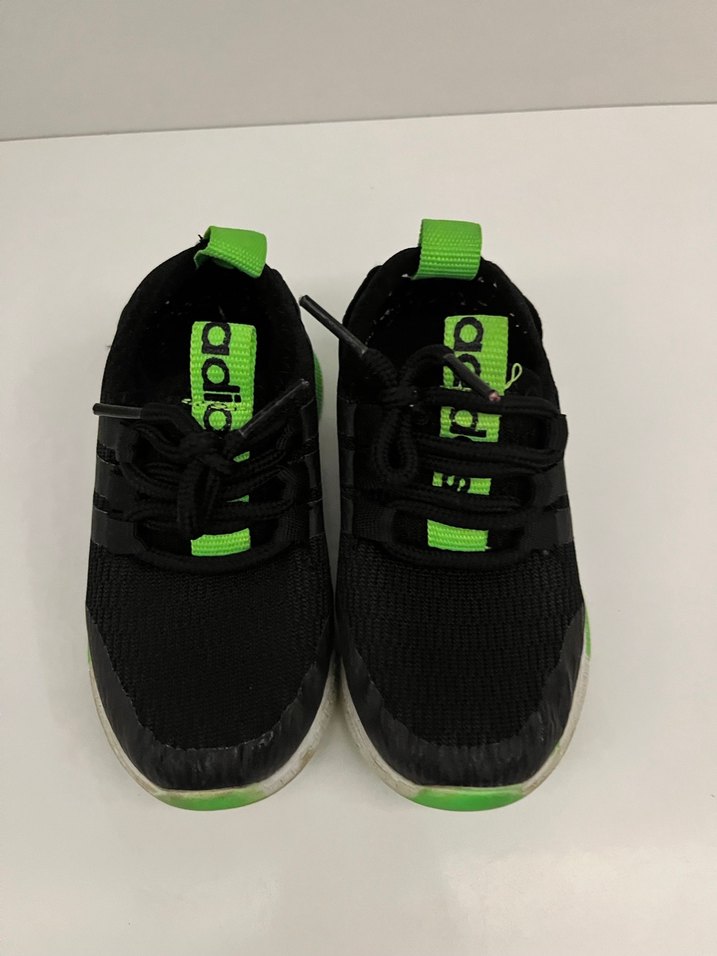 Yeşil Erkek Çocuk Spor Ayakkabı Velcro - Görsel 2