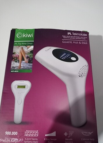 Kiwi kep-6833 Ipl / lazer epilasyon aleti