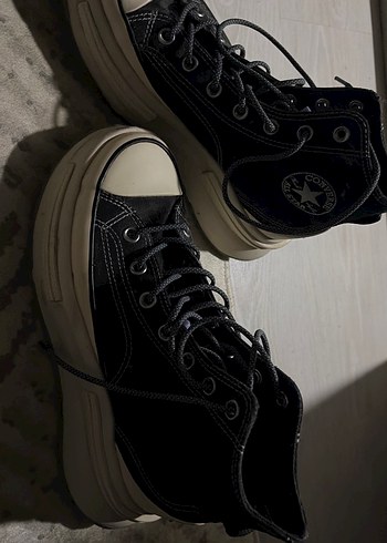 Siyah Gri Bağcıklı Kadın Spor Ayakkabı - Görsel 3