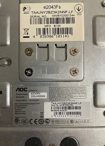 AOC FHD TEMIZ MONITOR - Görsel 3