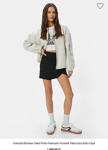 koton bomber krem ceket