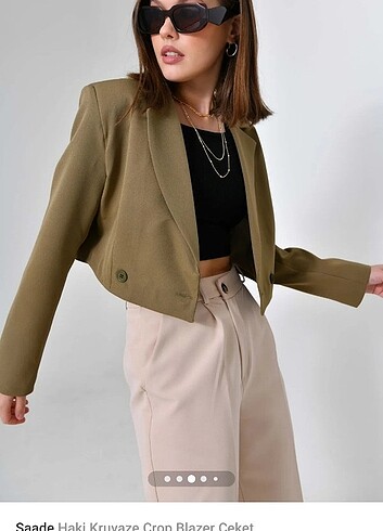 Diğer Kısa blazer çeket