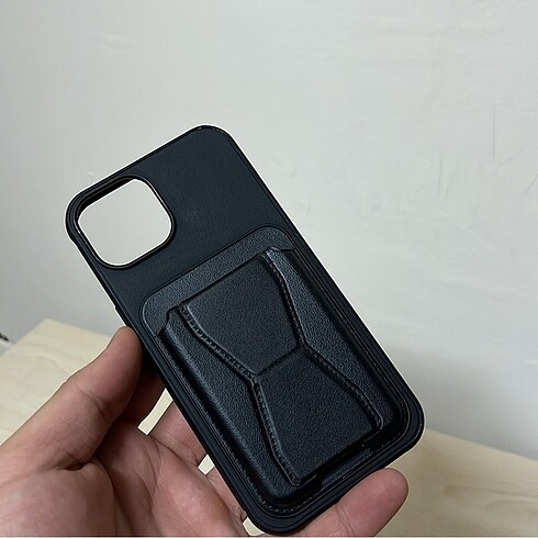 iPhone 13 Standlı - Kartlıklı Kılıf