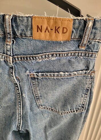 s Beden mavi Renk Na-Kd Jean Kot İspanyol Paça