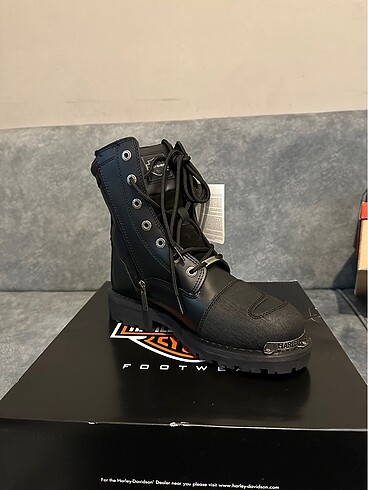 Harley Davidson Harley Davidson Riddick Erkek Siyah Deri Bot