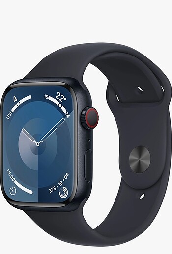 Apple Watch Seri 9 Gps + Cellular 45MM Gece Yarisi Alüminyum Kas