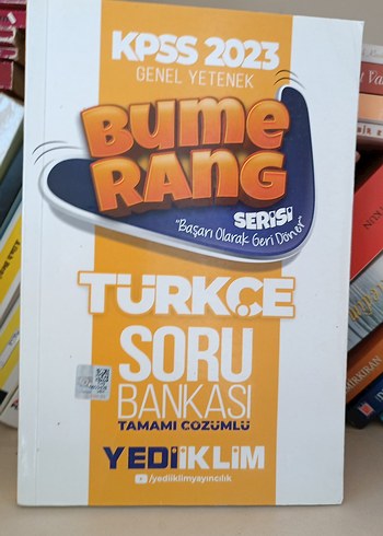 KPSS 2023 Türkçe Soru Bankası + Video ders defteri
