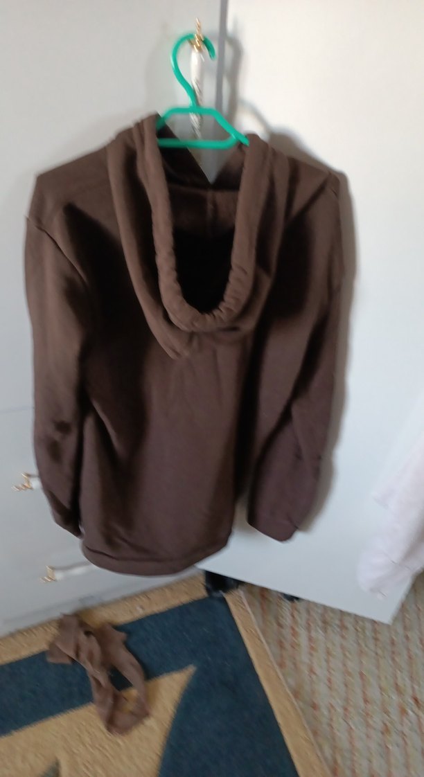 Tommy Hilfiger Erkek Koyu Kahverengi Kapüşonlu Sweatshirt - Görsel 3