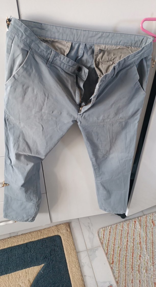 Erkek mavi gabardin pantolon - Görsel 2