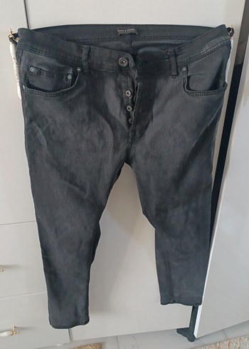 Erkek Jack & Jones siyah - gri kot pantolon - Görsel 2