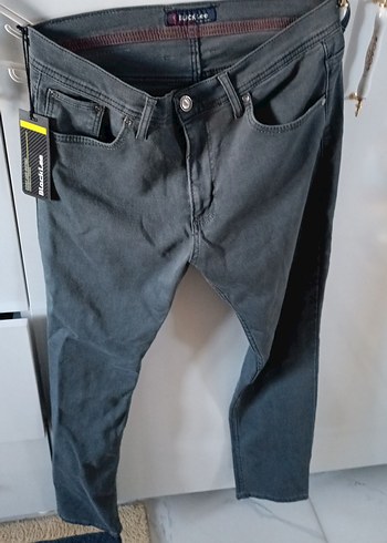 Black Lee Erkek Gri orijinal Kot Pantolon - Görsel 3