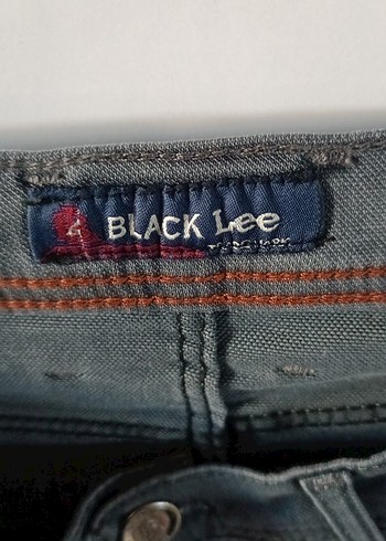 Black Lee Erkek Gri orijinal Kot Pantolon - Görsel 5