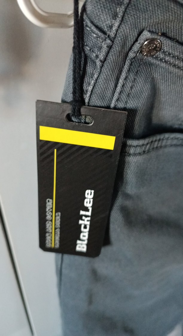 Black Lee Erkek Gri orijinal Kot Pantolon - Görsel 4