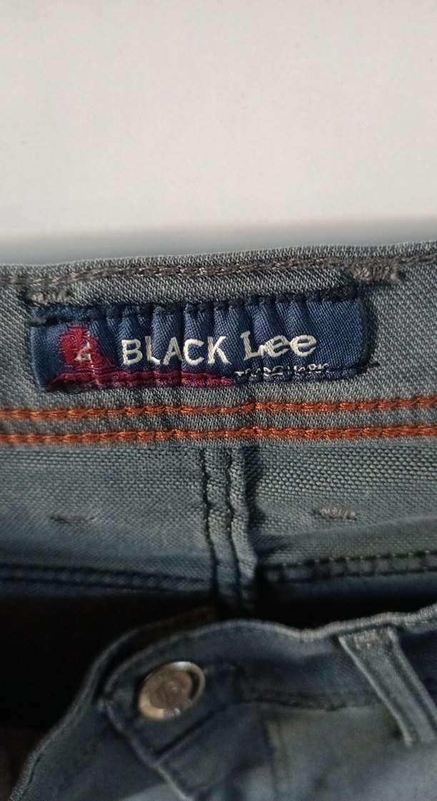 Black Lee Erkek Gri orijinal Kot Pantolon - Görsel 5