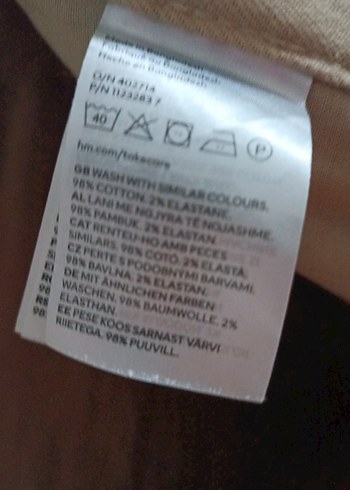 Bej erkek H&M chino pantolon - Görsel 4