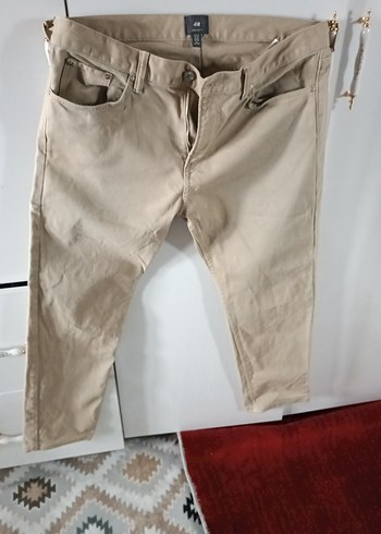Bej erkek H&M chino pantolon - Görsel 2