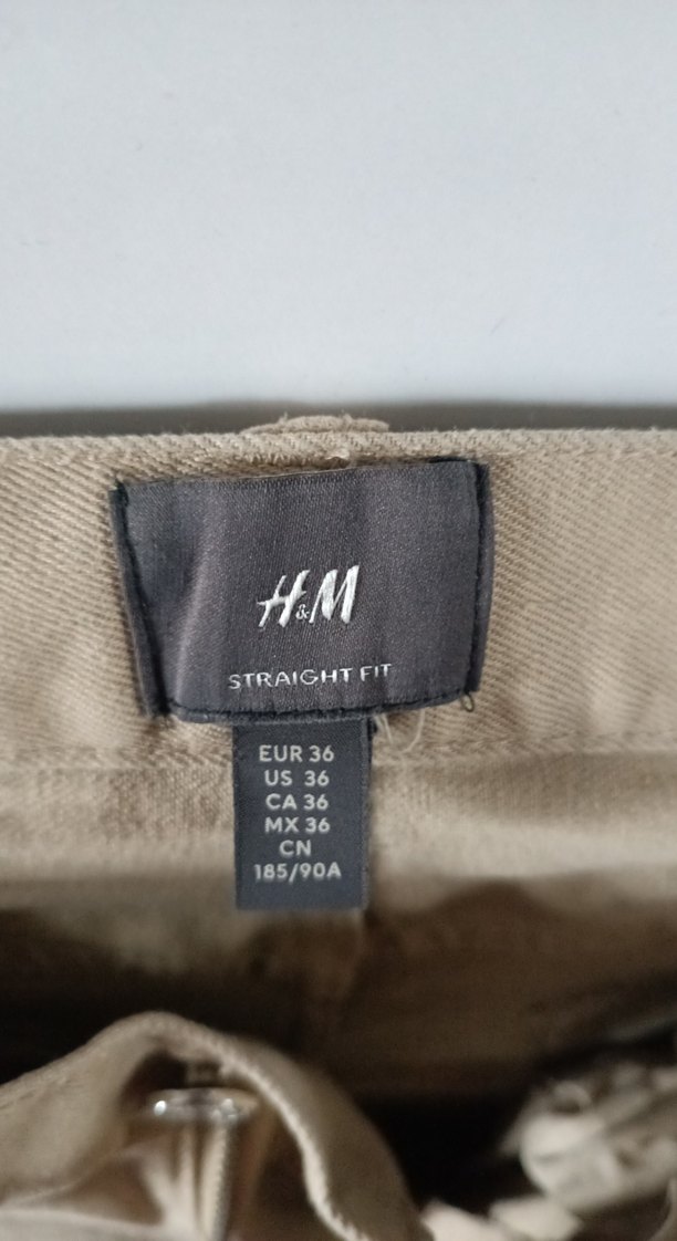 Bej erkek H&M chino pantolon - Görsel 3