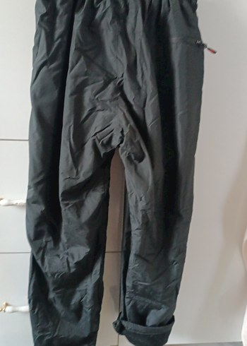 Erkek Siyah  hardshell  su ve rüzgar geçirmez pantolon - Görsel 4