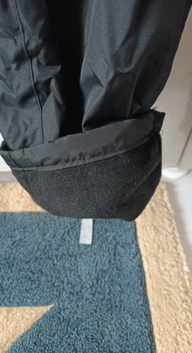 Erkek Siyah  hardshell  su ve rüzgar geçirmez pantolon - Görsel 3