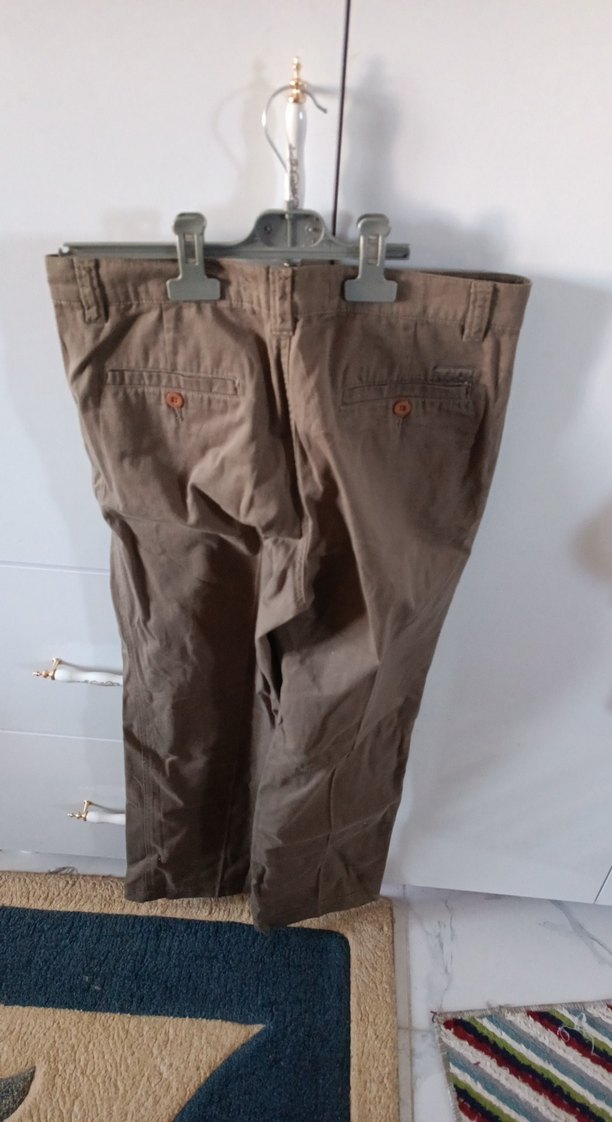 Haki Erkek Gabardin Pantolon - Görsel 3