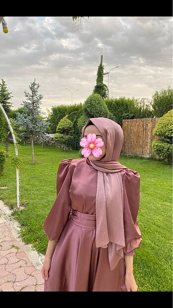 Saten abiye gül kurusu